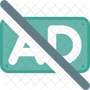 Audio Description Slash  Icon