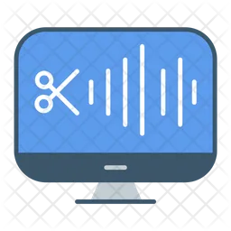 Audio Editing  Icon