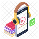 Audio Learning Audio Education Mobile Lecture Icon