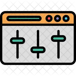 Audio equalizer  Icon