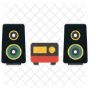 Audio Equipment Speakers Pair Sound Icon