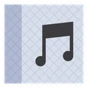 Audio File Music Album Media Document Icon