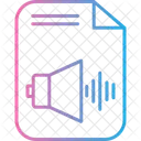 Audio File  Icon