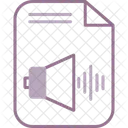 Audio File  Icon