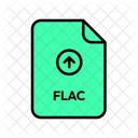 オーディオ flac アップロード  アイコン