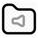 Audio folder  Symbol