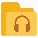 Audio Folder Handset Icon