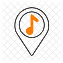 Audio Map Pointer Music Icon