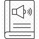 Audio Learning Audio Lesson Audio Education Icon