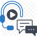 Audio Lesson Audio Learning Audio Education Icon