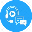 Audio Lesson Audio Learning Audio Education Icon