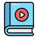 Livro De Audio Livro Educacao Ícone