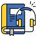 Livro De Audio Livro Educacao Ícone