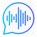 Audio Message Chat Box Podcast Icon