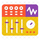 Audio Mixer Sound Control Music Production Icon