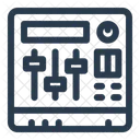 Audio Mixer Soundboard Controls Icon