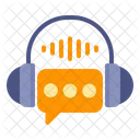 Podcast De Audio Ícone