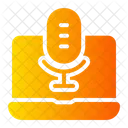 Audio Recording Audio Laptop Icon