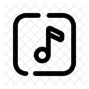 Audio square  Icon