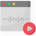 Audio streaming  Icon