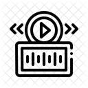 Audio Wave Streaming Sound Icon
