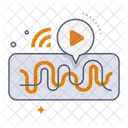 Audio wave  Icône