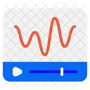 Audio Waves Sound Waves Wave Graph Icon
