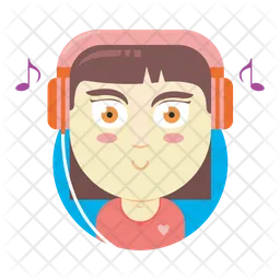 Audiophile girl  Icon