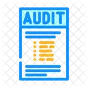 Audit Checklist Accountant Icône