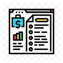 Audit Checklist Accountant Icon