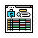 Audit Trail Accountant Icon