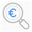 Audit Search Euro Icon
