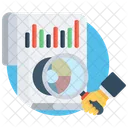 Audit Business Report Data Analysis Icône