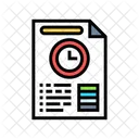 Audit Time Management Icon