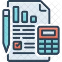 Auditing Paper Document Icon