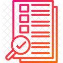 Auditing Inspection Examination Icon