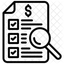 감사 조사 조사 아이콘