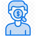 Auditor Accountant Businessman Icon