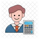 Auditor Accountant Business Icon