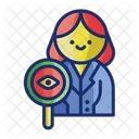 Auditor Female  Symbol