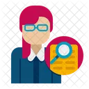 Auditor Female  Symbol