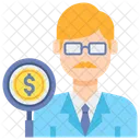 Auditor Male  Icon