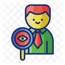 Auditor Male  Symbol