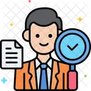 Auditor Male Avatar Male Symbol