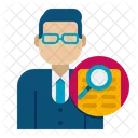 Auditor Male  Symbol