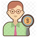 Auditor Male Avatar Male Symbol