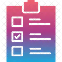 Auditoria Lista De Verificacion Examen Icono