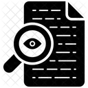 Auditoria De Documentos Verificacion De Documentos Monitoreo De Archivos Icono