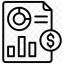 Financeiro Grafico Auditoria Ícone