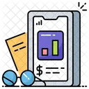 Tecnologia Movel Negocios Ícone